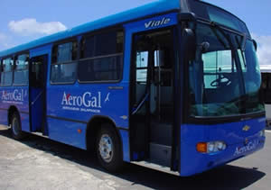 Galapagos transport bus Transport