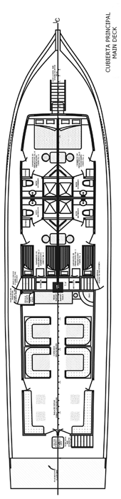 Galapagos Voyager - Deck Plan