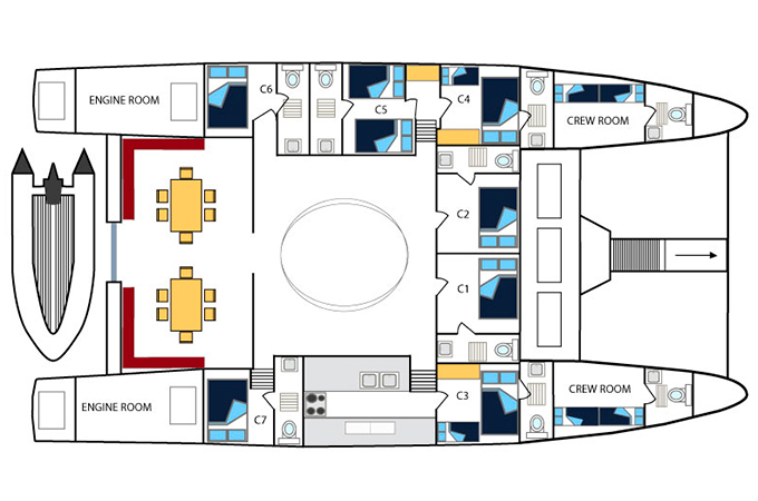 Nemo II - Deck Plan