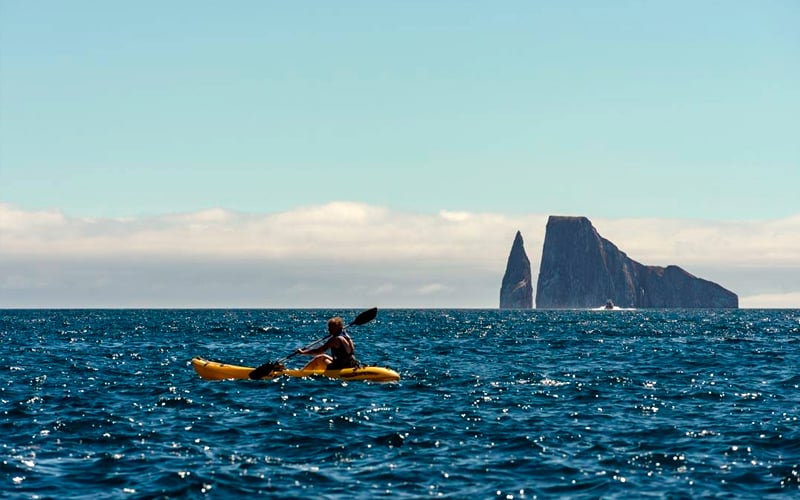 sports in galapagos kayak